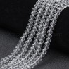 Chapelets de perles en verre