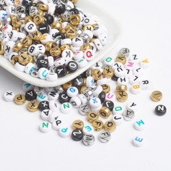Perles acryliques, plat...